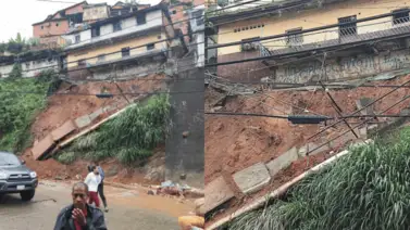 Autoridades evalúan daños causados por un deslizamiento de tierra en La Vega Autoridades evalúan daños causados por un deslizamiento de tierra en La Vega