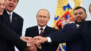 Putin proclama la anexión de cuatro regiones ucranianas Putin proclama la anexión de cuatro regiones ucranianas