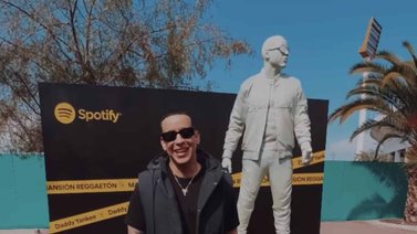 Spotify homenajea a Daddy Yankee con una estatua en Chile