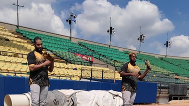 ¡Afilan las garras! Peloteros de los Leones del Caracas entrenan con miras al comienzo de temporada