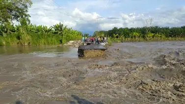 Crecida del río Chama destruye acceso vial en comunidad del Zulia Crecida del río Chama destruye acceso vial en comunidad del Zulia