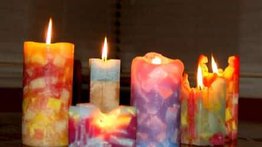 Velas de parafina: dan color y luz a los espacios