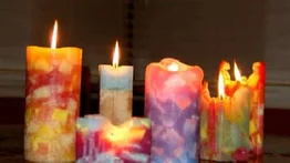 Velas de parafina: dan color y luz a los espacios