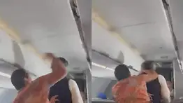 Un pasajero ataca por la espalda a un sobrecargo durante un vuelo