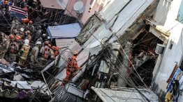 Al menos un muerto y tres heridos tras desplomarse un edificio en Brasil