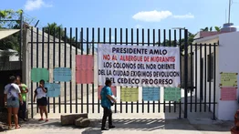 México: Vecinos cumplen mes y medio de protesta contra albergue migratorio en Chiapas