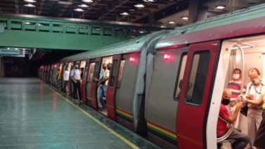 Metro de Caracas activó vía única entre estaciones de la Línea 1