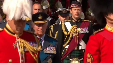 Guardaespaldas de Carlos III se roba todas las miradas en el funeral de Isabel II