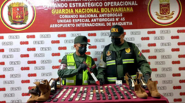FANB intercepta cargamento de droga oculto en 42 pares de zapatos con destino a Italia