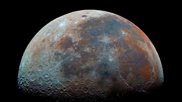 China descubrió nuevo mineral lunar