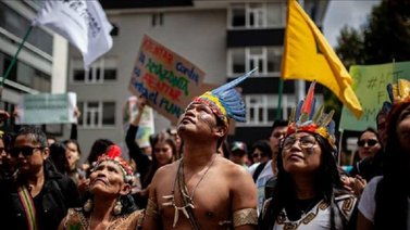 Pueblos indígenas piden a la humanidad actuar para salvar el Amazonas