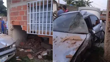 Dos heridos tras chocar vehículo contra una casa en Cojedes Dos heridos tras chocar vehículo contra una casa en Cojedes