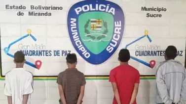 PoliSucre captura y desmantela a los azotes de Parque Caiza PoliSucre captura y desmantela a los azotes de Parque Caiza