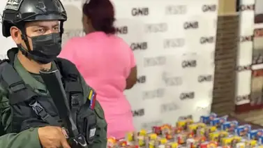 Capturan a mujer con ocho kilos de droga ocultos en envases de jugo Capturan a mujer con ocho kilos de droga ocultos en envases de jugo