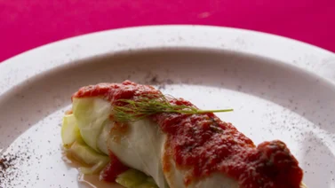Rollitos de repollo rellenos