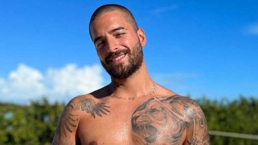 Maluma enciende las redes sociales con sexy foto en la piscina