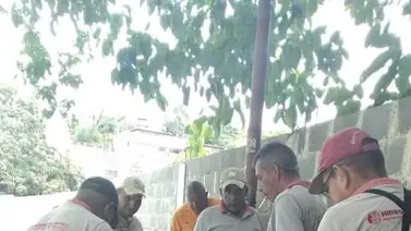 Trabajadores de Hidrocapital realizan labores en tubería de Baruta Trabajadores de Hidrocapital realizan labores en tubería de Baruta