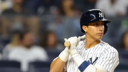¡El primero de muchos! Oswaldo Cabrera conectó su primer hit en Grandes Ligas