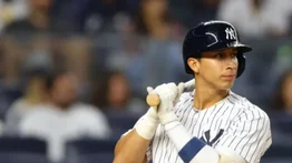 ¡El primero de muchos! Oswaldo Cabrera conectó su primer hit en Grandes Ligas