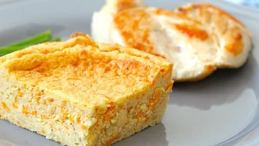 Suflé de arroz para aprovechar el grano del día anterior