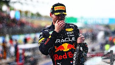 Verstappen, Hamilton y Russell suben al podio en Hungría