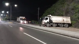 Culminaron labores tras derrumbe en autopista Caracas-La Guaira