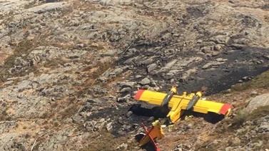 Muere piloto en accidente de avión que combatía el fuego en Portugal