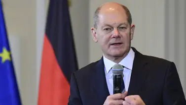 Canciller alemán Olaf Scholz anuncia la entrega de armas a Ucrania Canciller alemán Olaf Scholz anuncia la entrega de armas a Ucrania