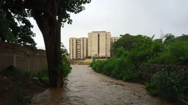 Zonas de Valles del Tuy afectadas por fuertes lluvias