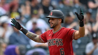 David Peralta conectó el tercer Grand Slam de su carrera