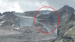 Derrumbe de glaciar en Italia deja seis muertos y ocho heridos
