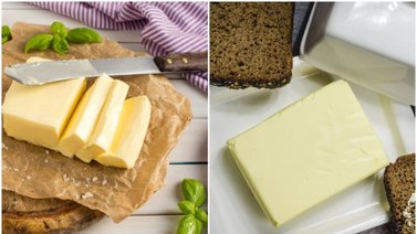 Cuál es la diferencia entre la mantequilla y la margarina