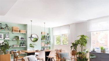 Decoración bicolor para resaltar los espacios de interior