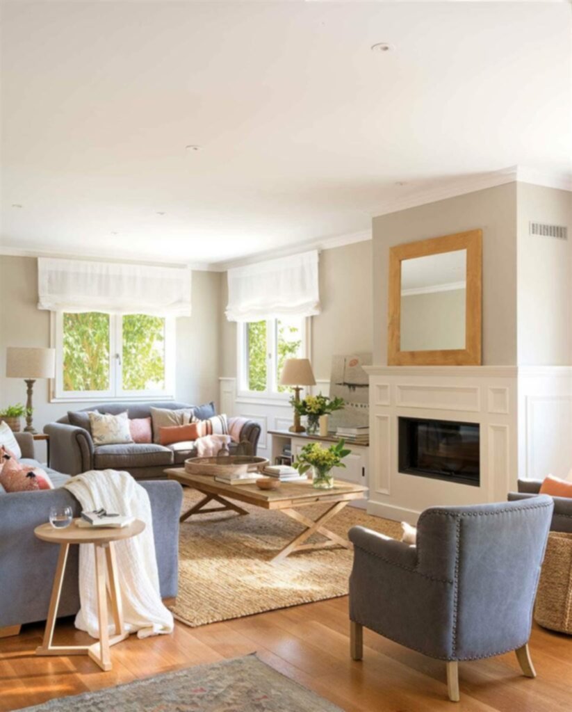Decoración bicolor para resaltar los espacios de interior