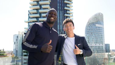 Romelu Lukaku fue presentado como nuevo futbolista del Inter de Milán