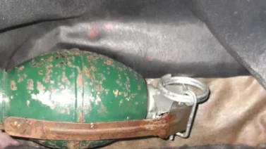 Capturan a dos hombres con una granada dentro de un morral