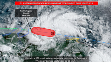 Ciclón Bonnie se desplaza en la Península de Paraguaná, Falcón