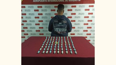GNB captura a dominicano en Maiquetía con 90 dediles de heroína en el estómago