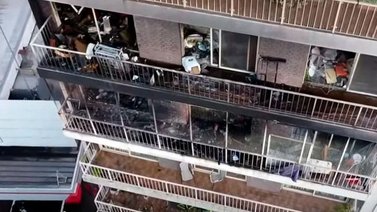 Al menos cinco muertos y 18 heridos tras incendio en un edificio de Buenos Aires (+Video)