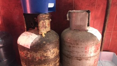 Hasta las bombonas de gas alquilan los venezolanos
