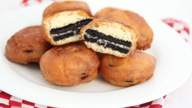 Galletas fritas para merendar