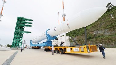 Todo listo para el lanzamiento del cohete espacial surcoreano Nuri