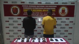 FANB captura a dos hombres con 1.200 detonadores eléctricos
