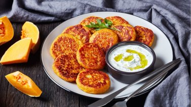 Tortitas de auyama para merendar