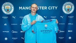 Erling Haaland fue presentado como nuevo jugador del Manchester City
