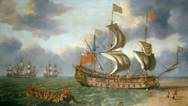 Encuentran buque del siglo XVII junto a la costa británica