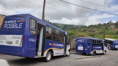 Bus El Hatillo se activa con cinco rutas para atender sectores rurales