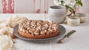 Galleta sablé bretón de chocolate y cambur