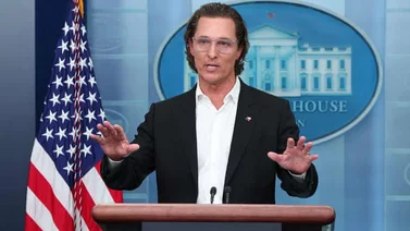 CAMARGONOTAS: El actor Matthew McConaughey da un discurso en la Casa Blanca