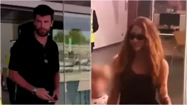 Piqué y Shakira regresan a Barcelona en vuelos diferentes Piqué y Shakira regresan a Barcelona en vuelos diferentes